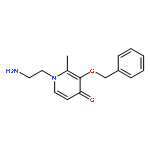 4(1H)-Pyridinone, 1-(2-aminoethyl)-2-methyl-3-(phenylmethoxy)-