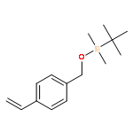 Silane, (1,1-dimethylethyl)[(4-ethenylphenyl)methoxy]dimethyl-