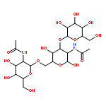 2-Acetamido-6-O-(2-acetamido-2-deoxy-β-D-glucopyranosyl)-3-O-(β-D-galactopyranosyl)-2-deoxy-α-D-galactopyranose