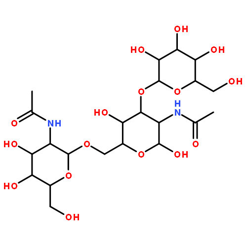 2-Acetamido-6-O-(2-acetamido-2-deoxy-β-D-glucopyranosyl)-3-O-(β-D-galactopyranosyl)-2-deoxy-α-D-galactopyranose