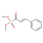 Phosphonic acid, [(2E)-1-oxo-3-phenyl-2-propenyl]-, dimethyl ester