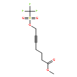 5-Heptynoic acid, 7-[[(trifluoromethyl)sulfonyl]oxy]-, methyl ester