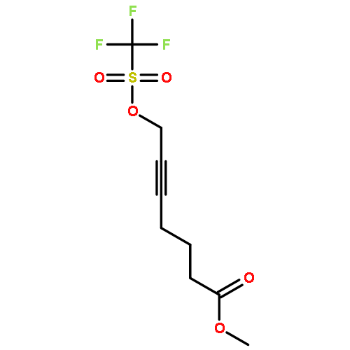 5-Heptynoic acid, 7-[[(trifluoromethyl)sulfonyl]oxy]-, methyl ester