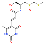 2-Propenamide,N-[(1S)-1-(hydroxymethyl)-2-[(R)-[(methylthio)methyl]sulfinyl]ethyl]-3-(1,2,3,4-tetrahydro-6-methyl-2,4-dioxo-5-pyrimidinyl)-,(2E)-