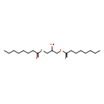 Octanoic acid,1,1'-(2-hydroxy-1,3-propanediyl) ester