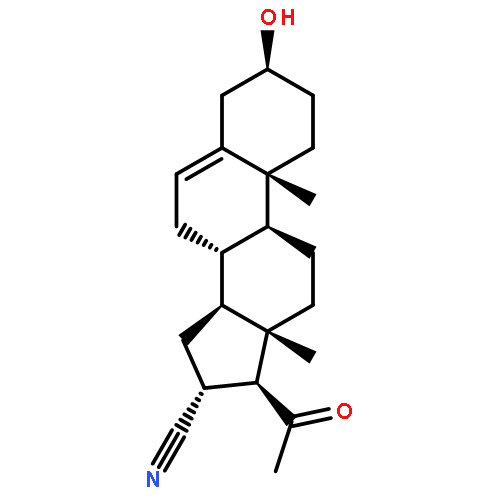 Pregn-5-ene-16-carbonitrile,3-hydroxy-20-oxo-, (3b,16a)-