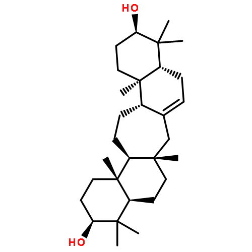 1H-Cyclohepta[1,2-a:5,4-a']dinaphthalene-3,11-diol,2,3,4,4a,5,6,6a,7,9,9a,10,11,12,13,13a,13b,14,15,15a,15b-eicosahydro-4,4,6a,10,10,13a,15b-heptamethyl-,(3S,4aR,6aS,9aR,11R,13aR,13bS,15aS,15bR)-