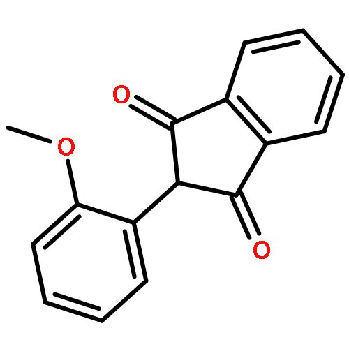 1H-Indene-1,3(2H)-dione, 2-(2-methoxyphenyl)-