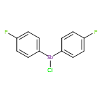 Stibine, chlorobis(4-fluorophenyl)-