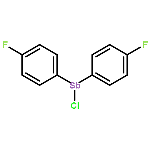 Stibine, chlorobis(4-fluorophenyl)-