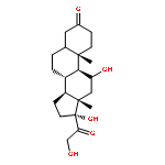 Pregnane-3,20-dione,11,17,21-trihydroxy-, (5b,11b)-