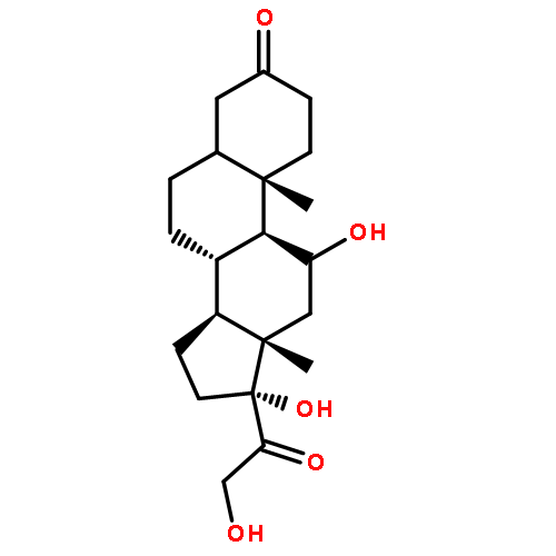 Pregnane-3,20-dione,11,17,21-trihydroxy-, (5b,11b)-