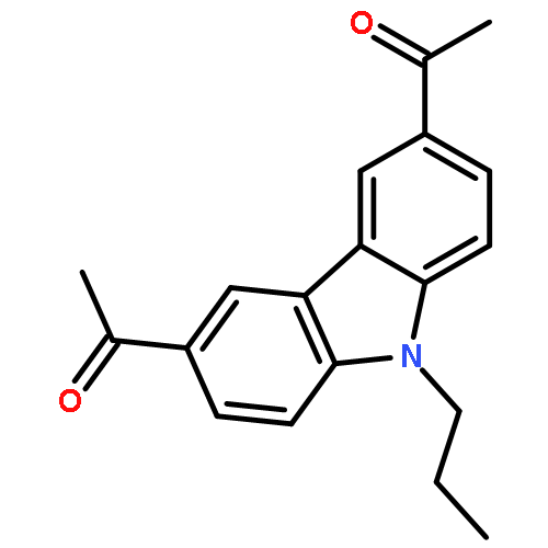 Ethanone, 1,1'-(9-propyl-9H-carbazole-3,6-diyl)bis-