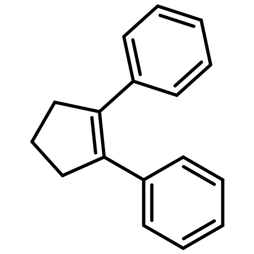 Benzene, 1,1'-(1-cyclopentene-1,2-diyl)bis-