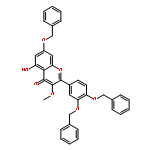 2-(3,4-bis(benzyloxy)phenyl)-7-(benzyloxy)-5-hydroxy-3-methoxy-4H-chromen-4-one