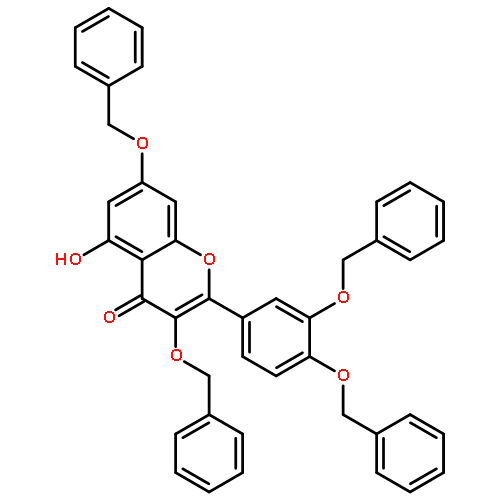 4H-1-Benzopyran-4-one,2-[3,4-bis(phenylmethoxy)phenyl]-5-hydroxy-3,7-bis(phenylmethoxy)-