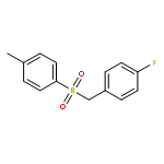 Benzene, 1-fluoro-4-[[(4-methylphenyl)sulfonyl]methyl]-