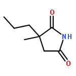 2,5-Pyrrolidinedione,3-methyl-3-propyl-