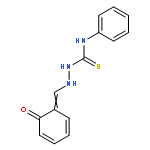 (2E)-2-(2-hydroxybenzylidene)-N-phenylhydrazinecarbothioamide