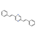 Pyrazine, 2,5-bis(2-phenylethenyl)-