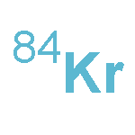 Krypton, isotope ofmass 84