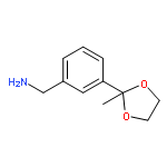 Benzenemethanamine, 3-(2-methyl-1,3-dioxolan-2-yl)-