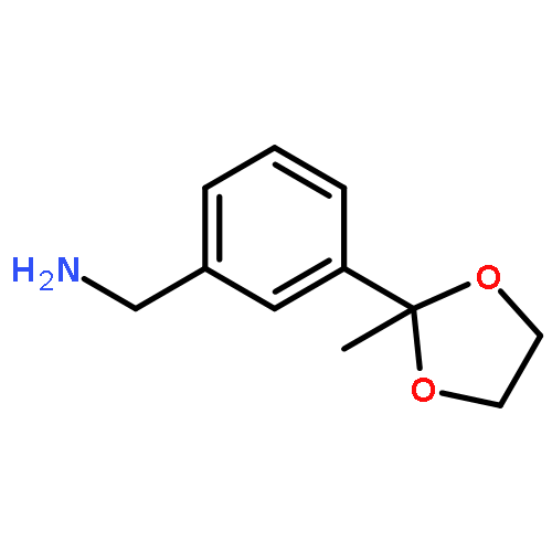 Benzenemethanamine, 3-(2-methyl-1,3-dioxolan-2-yl)-