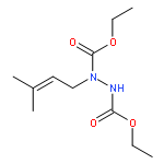 1,2-Hydrazinedicarboxylic acid, 1-(3-methyl-2-butenyl)-, diethyl ester