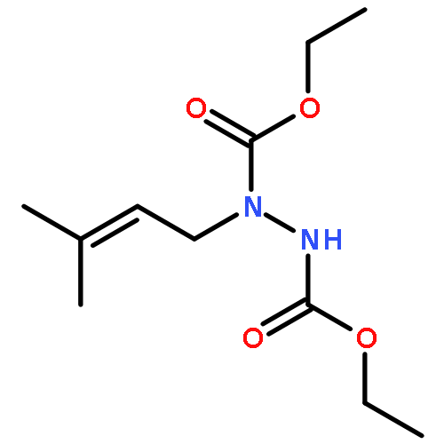 1,2-Hydrazinedicarboxylic acid, 1-(3-methyl-2-butenyl)-, diethyl ester