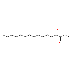 Tetradecanoic acid, 2-hydroxy-, methyl ester, (-)-