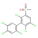 1,1'-Biphenyl,2,2',3,4',5',6-hexachloro-5-(methylsulfonyl)-