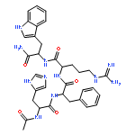 L-Tryptophanamide, N-acetyl-L-histidyl-D-phenylalanyl-L-arginyl-