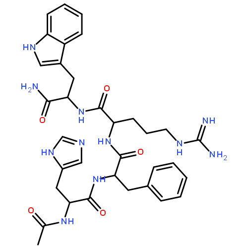 L-Tryptophanamide, N-acetyl-L-histidyl-D-phenylalanyl-L-arginyl-