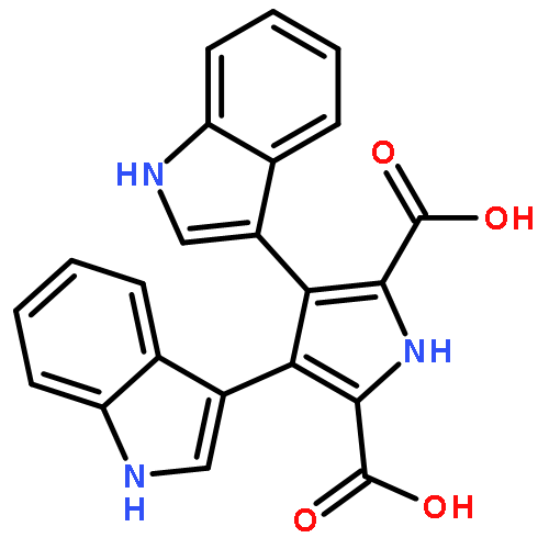 1H-Pyrrole-2,5-dicarboxylicacid, 3,4-di-1H-indol-3-yl-