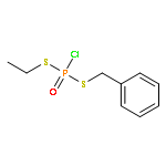 Phosphorochloridodithioic acid, S-ethyl S-(phenylmethyl) ester