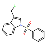 1H-Indole, 3-(chloromethyl)-1-(phenylsulfonyl)-