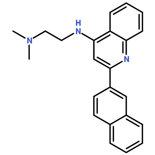 N1,N1-Dimethyl-N2-(2-(naphthalen-2-yl)quinolin-4-yl)ethane-1,2-diamine