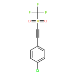 Benzene, 1-chloro-4-[[(trifluoromethyl)sulfonyl]ethynyl]-