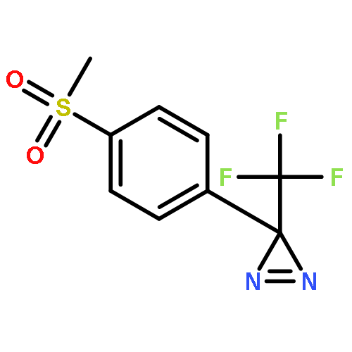 3H-Diazirine, 3-[4-(methylsulfonyl)phenyl]-3-(trifluoromethyl)-