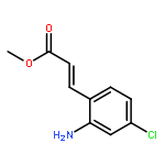 2-Propenoic acid, 3-(2-amino-4-chlorophenyl)-, methyl ester, (2E)-