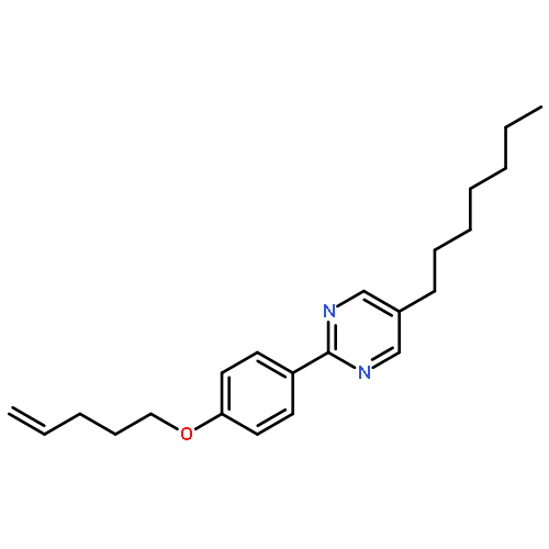 PYRIMIDINE, 5-HEPTYL-2-[4-(4-PENTENYLOXY)PHENYL]-