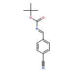 tert-Butyl 4-cyanobenzylidenecarbamate