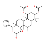 (1S,3R,6aR,6bR,7aS,10R,10aS,12bS)-10-furan-3-yl-4,4,6a,10a,12b-pentamethyl-6,8-dioxohexadecahydronaphtho[2,1-f]oxireno[d]isochromene-1,3-diyl diacetate