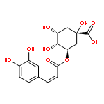 Cyclohexanecarboxylic acid,3-[[(2Z)-3-(3,4-dihydroxyphenyl)-1-oxo-2-propenyl]oxy]-1,4,5-trihydroxy-,(1S,3R,4R,5R)-