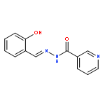 3-Pyridinecarboxylic acid, [(2-hydroxyphenyl)methylene]hydrazide