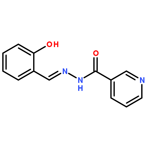 3-Pyridinecarboxylic acid, [(2-hydroxyphenyl)methylene]hydrazide