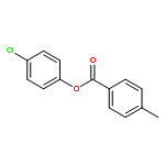 Benzoic acid, 4-methyl-, 4-chlorophenyl ester