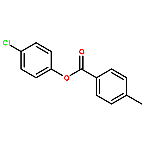 Benzoic acid, 4-methyl-, 4-chlorophenyl ester