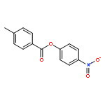 Benzoic acid, 4-methyl-, 4-nitrophenyl ester