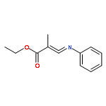 2-Propenoic acid, 2-methyl-3-(phenylimino)-, ethyl ester